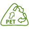 Recycled PET: high quality polyester made from recycled PET bottles